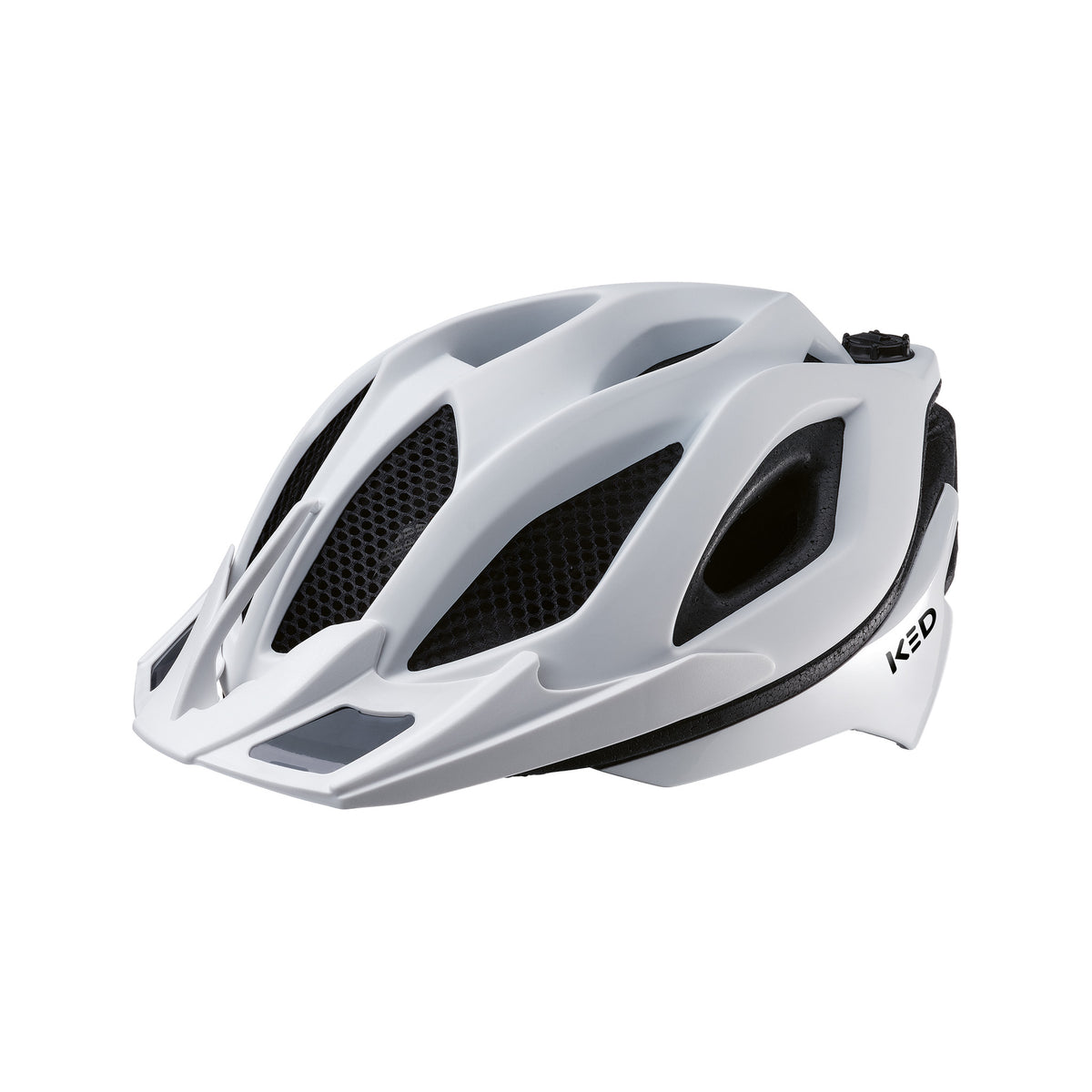 KED Spiri II Trend Helm in Weiß matt, Seitenansicht
