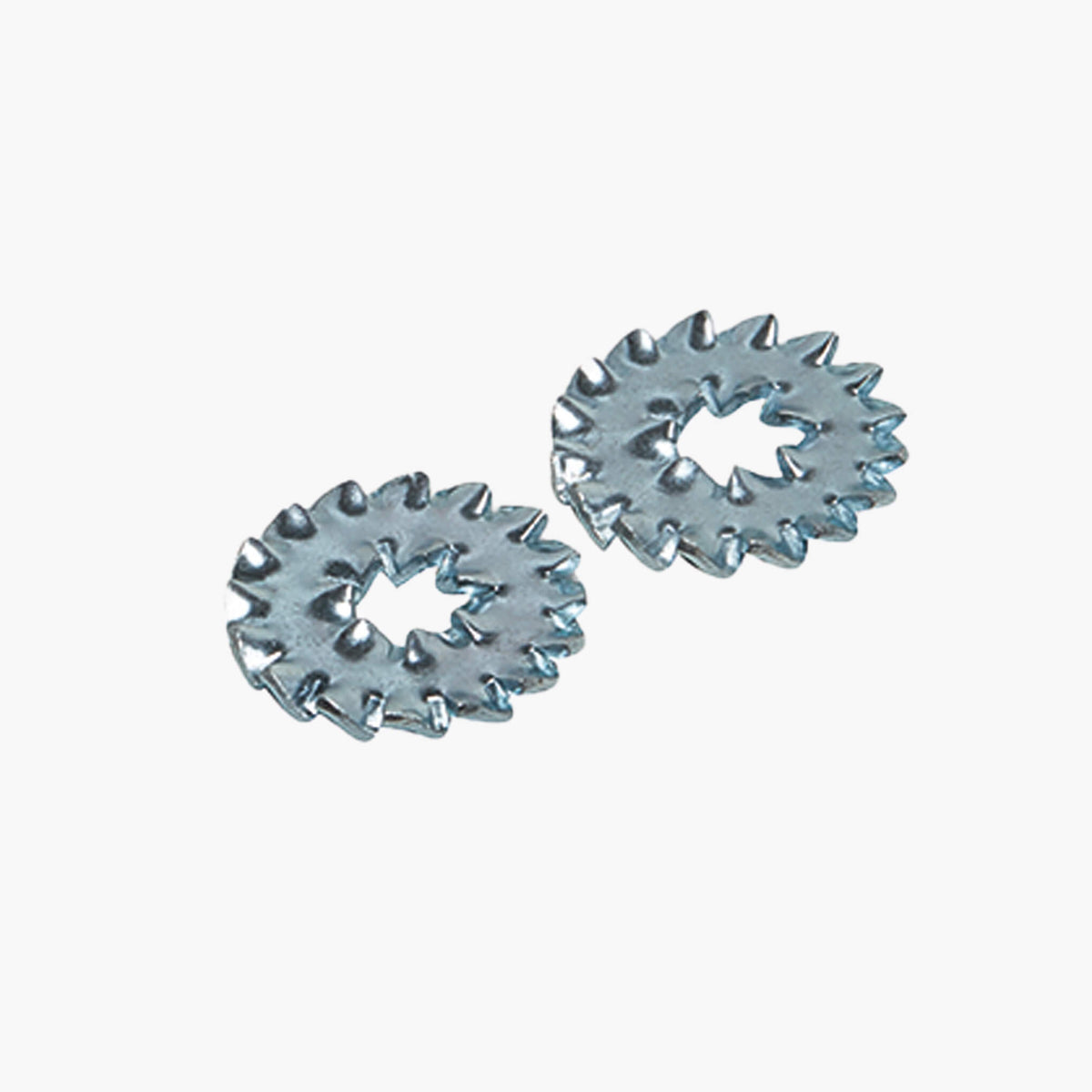 Covis visor double serrated discs - Silver Metallic