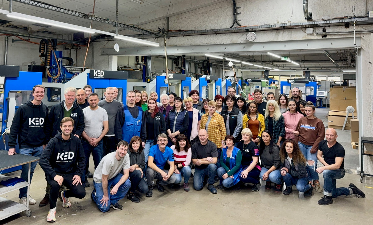 Das KED-Team am Produktionsstandort in Deutschland